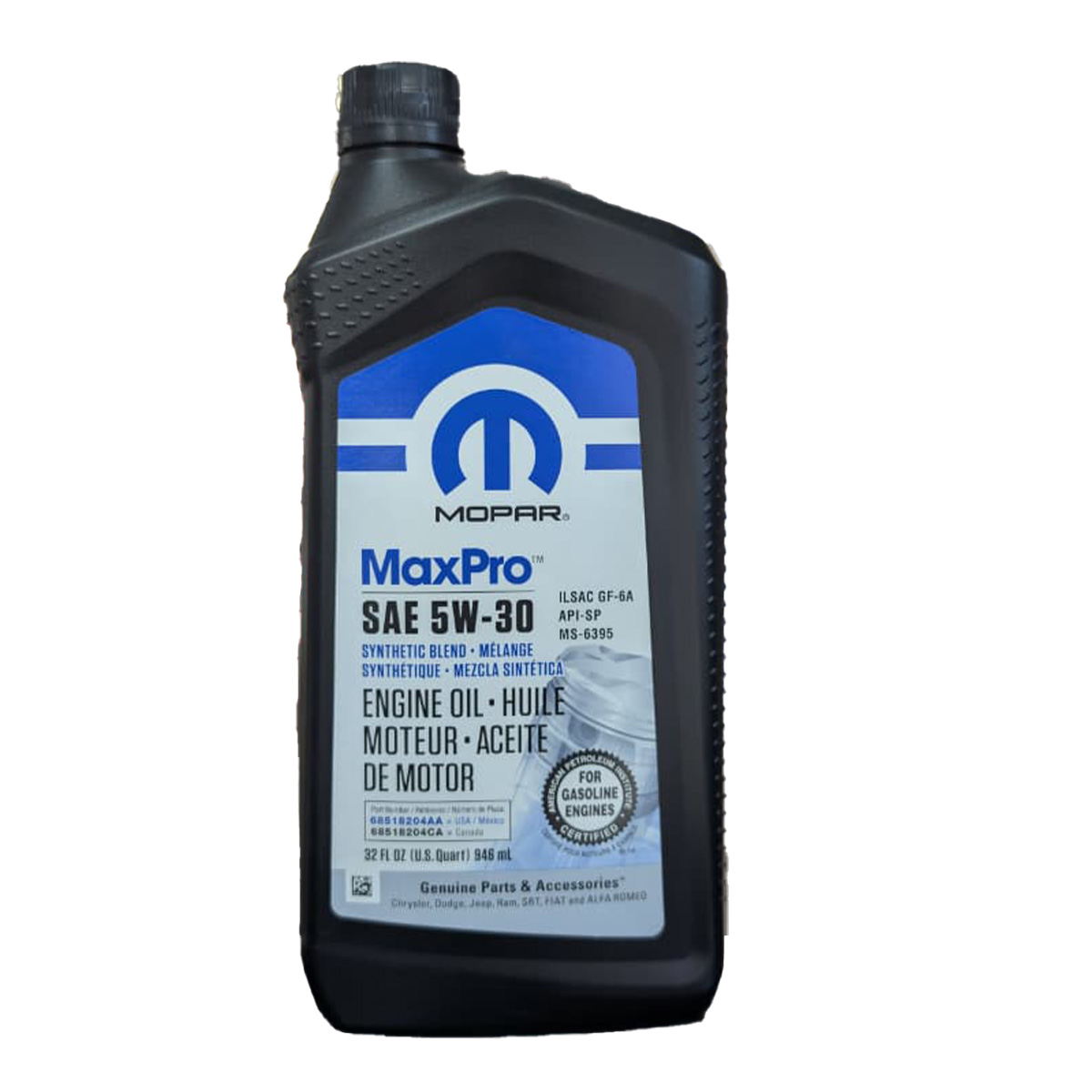 ზეთი ძრავის 5W30 946ML MOPAR